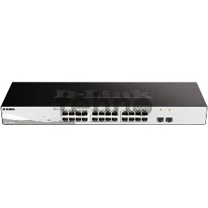 Коммутатор настраиваемый D-Link DGS-1210-26/F 24G 2SFP