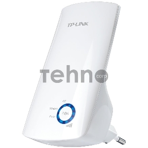 Точка доступа TP-Link TL-WA854RE 300Mbps Wireless N Wall Plugged Range Extender, Atheros, 2T2R, 2.4GHz, 802.11n/g/b, Ranger Extender button, Range extender mode, with internal Antennas,without Ethernet Port