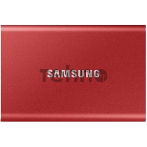 Накопитель SSD Samsung USB-C 1Tb MU-PC1T0R/WW T7 1.8 красный