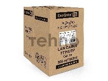 Кабель ExeGate FTP 4 пары кат.5e медь, 24AWG, экран, бухта 305м, оранжевый, LSZH