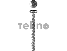 Винт DIN 7985, M6 x 55 мм, 5 кг, кл. пр. 4.8, оцинкованный, ЗУБР