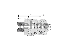 Зубр Дюбель-гвоздь нейлоновый, потайной бортик, 8x140мм, ТФ5, 50шт 4-301375-08-140