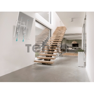 Кронштейн ONKRON TM5W / 32-65'' макс 400*400 наклон +12º от стены: 35-145мм, макс вес 68,2кг, встр уровень, белый