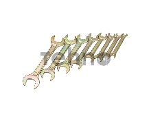 Набор ключей рожковых REXANT (6х7-20х22 мм), 8 шт., желтый цинк