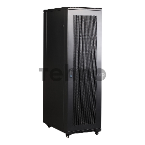 Шкаф коммутационный Lanmaster (TWT-CBB-27U-6X6-G1) 27U 600x600мм пер.дв.стекл задн.дв.спл.стал.лист 2-хст. 2 бок.пан. 800кг черный IP20