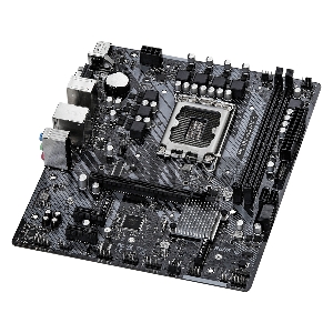 Материнская плата Asrock H610M-HDV/M.2 Soc-1700 Intel H610 2xDDR4 mATX AC`97 8ch(7.1) GbLAN+VGA+HDMI+DP