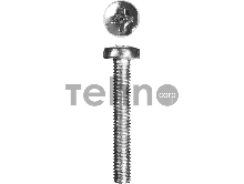 Винт DIN 7985 M4x20мм, 14шт, кл. пр. 4.8, оцинкованный, ЗУБР