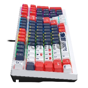 Клавиатура A4Tech Bloody S98 механическая синий/белый USB for gamer LED (SPORTS NAVY)
