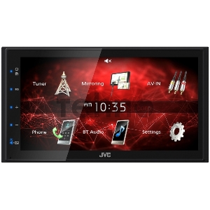 Автомагнитола JVC KW-M150BT 2DIN 4x45Вт
