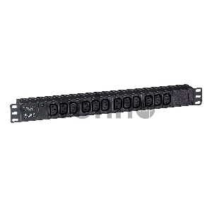 Блок розеток горизонтальный ExeGate ServerPro PDU-19H006 Al-12C13-C14, 19, 1U, Алюминий, 12 IEC 320 C13, С14, черный Блок розеток горизонтальный ExeGate ServerPro PDU-19H006 Al-12C13-C14, 19, 1U, Алюминий, 12 IEC 320 C13, С14, черный