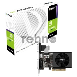 Видеокарта PALIT GT710 2048M sDDR3 64B CRT DVI HDMI
