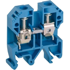 Клемма винтовая КВИ-6кв.мм синяя IEK YZN30-006-K07