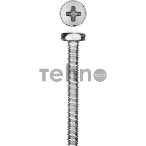 Винт DIN 7985 M4x30мм, 10шт, кл. пр. 4.8, оцинкованный, ЗУБР