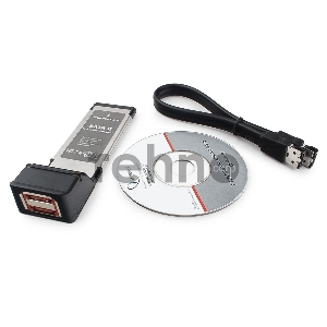 Контроллер Gembird Express Card PCMCIAX/34 на eSATA 2 порта