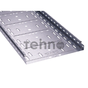 Лоток листовой перфорированный 400х100 L3000 сталь 1мм ДКС 35345