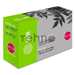 Тонер Картридж Cactus CS-TK1120BK черный для Kyocera Mita FS 1025MFP/1060/1060DN/1125/1125MFP (3000стр.)