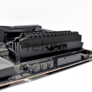 Модуль памяти DDR 4 DIMM 16Gb (8GBx2) PC35200, 4400Mhz, PATRIOT BLACKOUT (PVB416G440C8K) (retail)