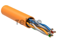 Кабель информационный ITK LC1-C604-127 кат.6 U/UTP не экранированный 4X2X23AWG LSZH внутренний 305м оранжевый