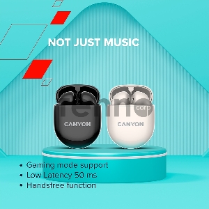 Беспроводная стереогарнитура CANYON TWS-6, Bluetooth headset, with microphone