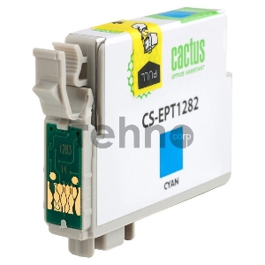 Картридж струйный Cactus CS-EPT1282 голубой для Epson Stylus S22/SX125/SX420/SX425 (7ml)