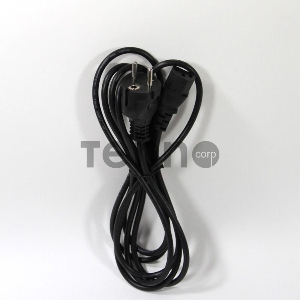 Кабель компьютер - розетка 3m 220V (Европейский стандарт) VCOM/TELECOM