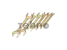 Набор ключей рожковых REXANT (6х7-16х17 мм), 6 шт., желтый цинк