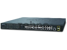 Коммутатор GS-4210-24T2S управляемый коммутатор IPv4/IPv6, 24-Port 10/100/1000Base-T + 2-Port 100/1000MBPS SFP L2/L4 SNMP Manageable Gigabit Ethernet Switch