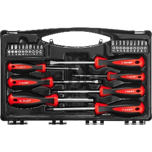 Набор отверточный Зубр 25027 27 предметов (жесткий кейс)