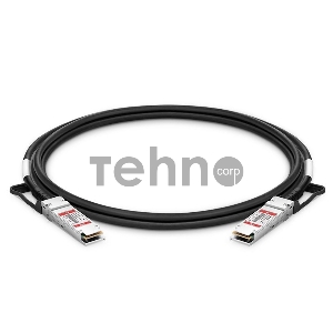 Твинаксиальный медный кабель 2m (7ft) FS for Mellanox MCP1600-E002E30 Compatible 100G QSFP28 Passive Direct Attach Copper Twinax Cable for InfiniBand EDR