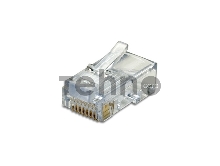 Коннектор RJ-45 Кат.5 (V) (8P8C) ExeGate под одножильный кабель (100шт)