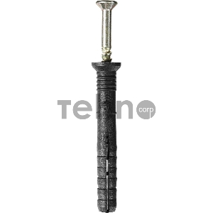 Дюбель-гвоздь полипропиленовый, потайный бортик, 8 x 60 мм, 1000 шт, STAYER