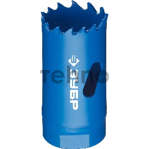 Буры,сверла,долото ЗУБР ЭКСПЕРТ 29531-025_z01 Коронка биметалическая, быстрорежущая сталь, глубина сверления до 38мм, d-25мм