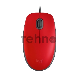 Мышь Logitech Mouse M110 Silent USB Red Ret