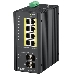Коммутатор ZYXEL RGS200-12P, 12 Port managed PoE Switch, 240 Watt PoE, DIN Rail, IP30, 12-58V DC, фото 1