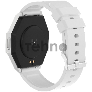 Смарт-часы CANYON Otto SW-86, Smart watch Realtek 8762DK LCD 1.3 LTPS 360X360px, G+F 1+gesture 192KB Li-ion polymer battery 3.7v 280mAh,Silver aluminum alloy case middle frame+plastic bottom case+white silicone strap+silver strap buckle host:45.4*42.4*9.6