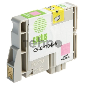 Картридж струйный Cactus CS-EPT0486 светло-пурпурный для Epson Stylus Photo R200/ R220/ R300 (14,4ml