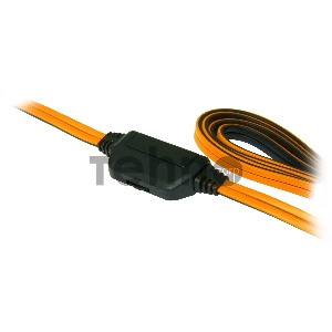 Наушники DEFENDER Warhead G-120 черный + оранжевый, кабель 2 м  64099