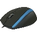 Мышь проводная Defender MM-340 черный+синий, фото 5