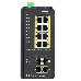 Коммутатор ZYXEL RGS200-12P, 12 Port managed PoE Switch, 240 Watt PoE, DIN Rail, IP30, 12-58V DC, фото 4