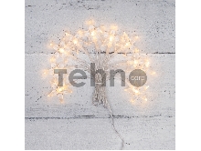 Гирлянда светодиодная «Звездочки» 1.5 м, 10 LED, прозрачный ПВХ, цвет свечения теплый белый, 2 х АА (батарейки не в комплекте) NEON-NIGHT