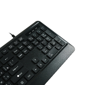 Клавиатура проводная K100 Keyboard K100, USB wired, 105 кл, 1.8m, Foxline