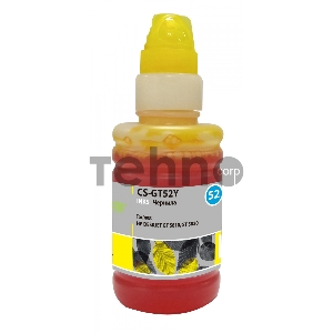 Чернила Cactus CS-GT52Y желтый 100мл для HP Deskjet GT