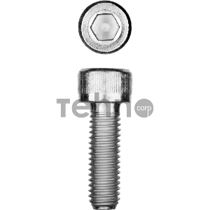 Винт DIN 912, М8x20 мм, 5 кг (390 шт.), кл. пр. 8.8, оцинкованный, ЗУБР