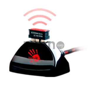 Мышь A4Tech Bloody R90 Plus черный оптическая (5000dpi) беспроводная USB (8but)