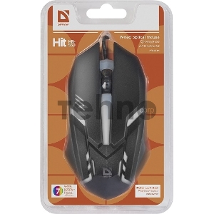 Мышь DEFENDER USB OPTICAL HIT MB-550 BLACK 52550