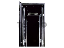 Шкаф телекоммуникационный напольный 42U (600x600) дверь стекло, цвет чёрный (ШТК-М-42.6.6-1ААА-9005) (3 коробки)