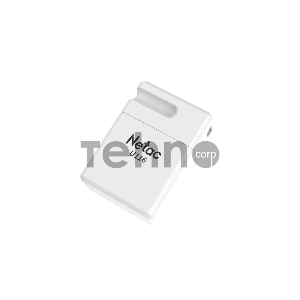 Флеш Диск Netac U116 64Gb <NT03U116N-064G-20WH>, USB2.0, миниатюрная пластиковая белая