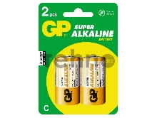 Батарея GP Super Alkaline 14A LR14 C (2шт)