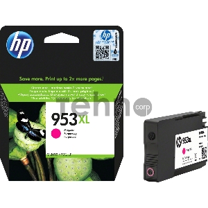 Картридж струйный HP 953XL F6U17AE пурпурный для HP OJP 8710/8715/8720/8730/8210/8725 (1600стр.)