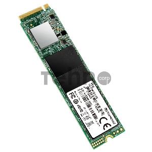 Твердотельный диск 1TB Transcend MTE110S, 3D TLC NAND, M.2 2280,PCIe Gen3x4, DRAM-less